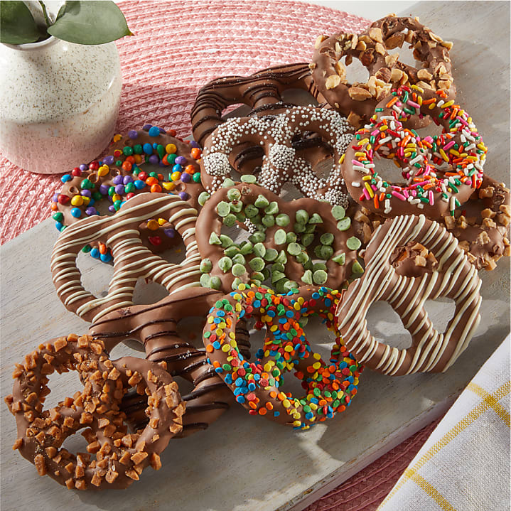 product image for Celebration Belgian Chocolate Covered Pretzel Twists